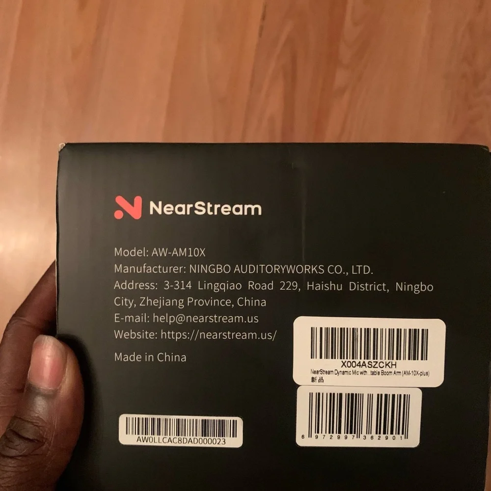 Black Streaming Microphone